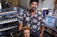 Claire & Mike in the Kaoeohe Studio
